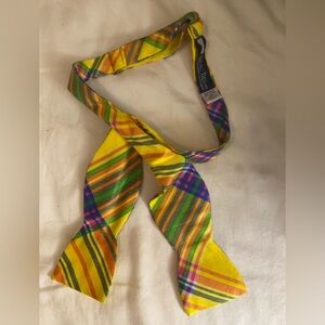 Beau Ties Ltd. Silk Colorful Plaid Bow Tie